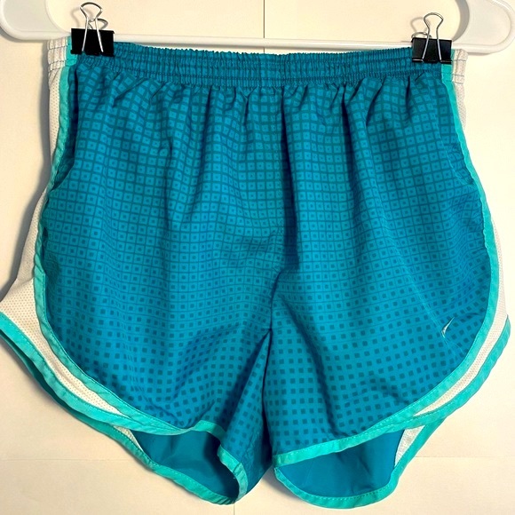 Nike Pants - Nike Blue Pattern Tempo Running Athletic Shorts